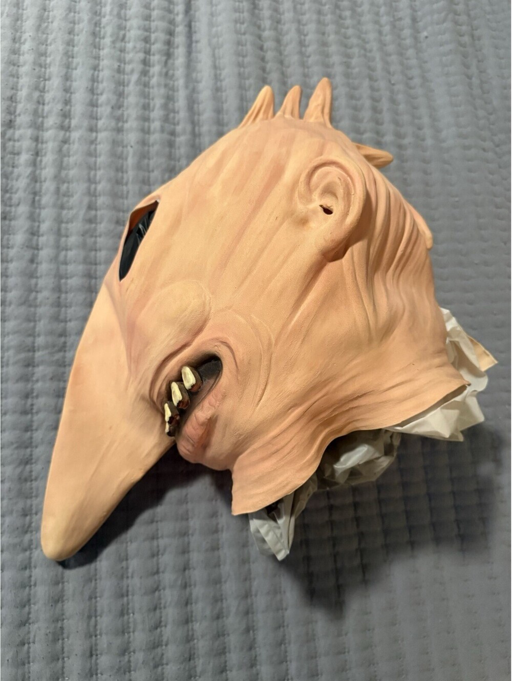 Adult Beetlejuice Overhead Latex Adam Mask Halloween Costume